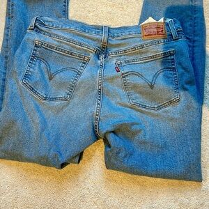 Levi's Blue Straight Leg Jeans Classic Style